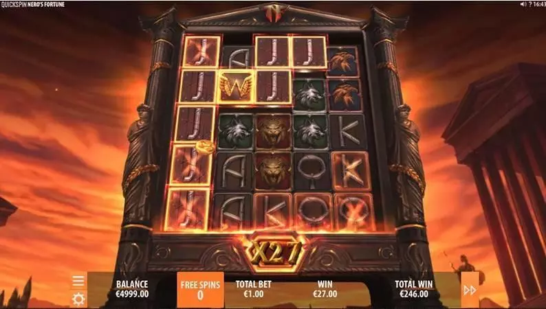 Nero’s Fortune Fun Slot Game made by Quickspin with 5 Reel 