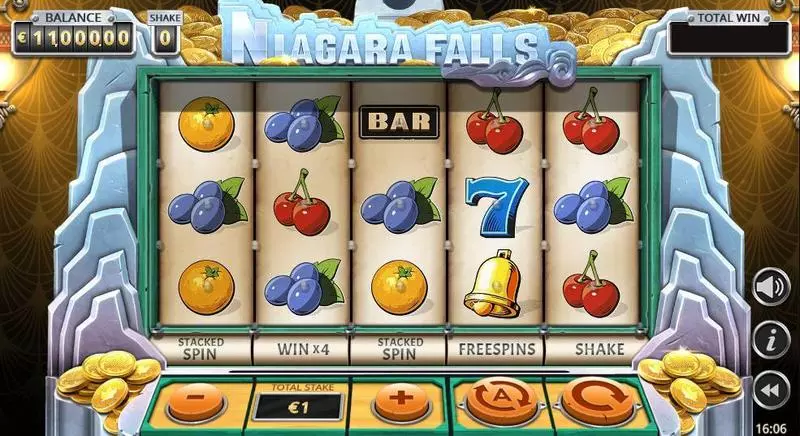 Niagara Falls Fun Slot Game made by Yggdrasil with 5 Reel and 20 Line