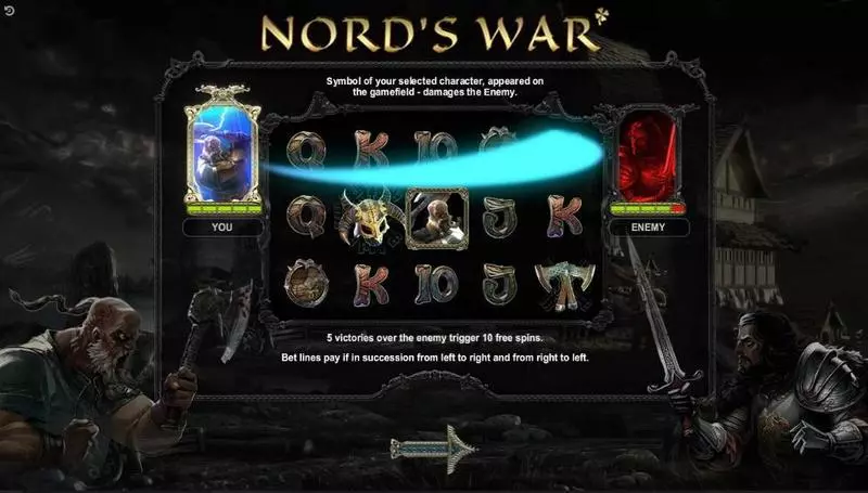 Nord's War Fun Slot Game made by Booongo with 5 Reel and 20 Line