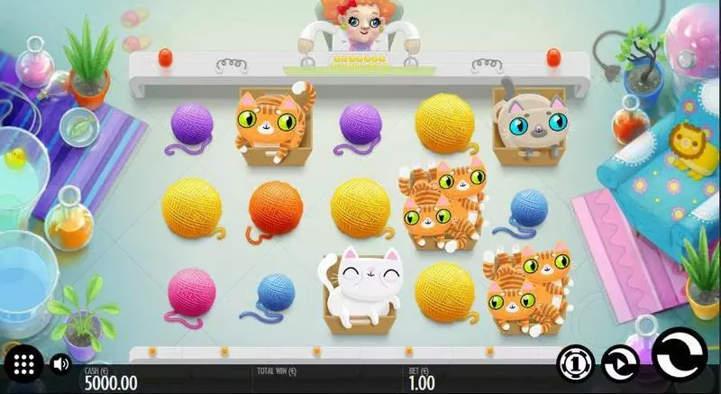 Not Enough Kittens Fun Slot Game made by Thunderkick with 5 Reel and 35 Line