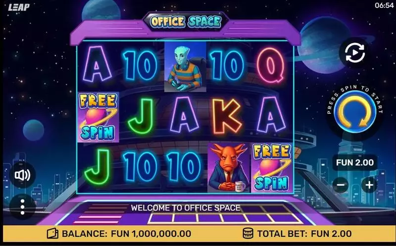 Office Space Fun Slot Game made by Leap Gaming with 5 Reel and 25 Line