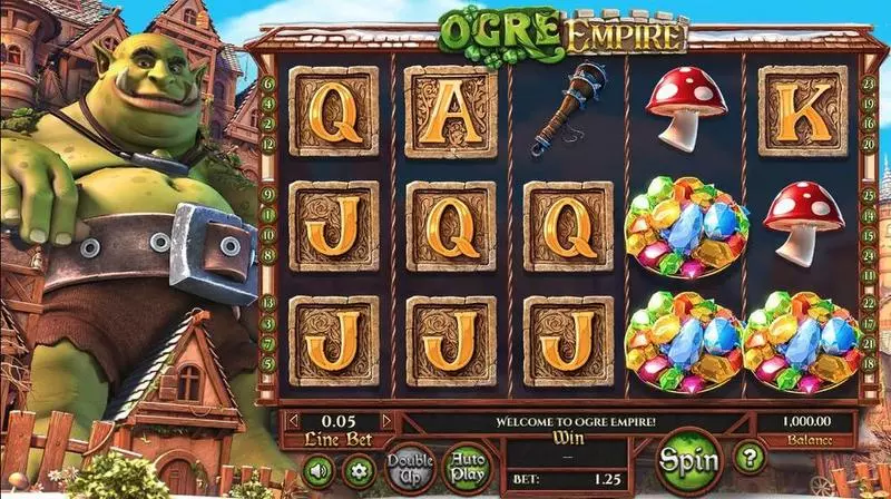 Ogre Empire Fun Slot Game made by BetSoft with 5 Reel and 25 Line
