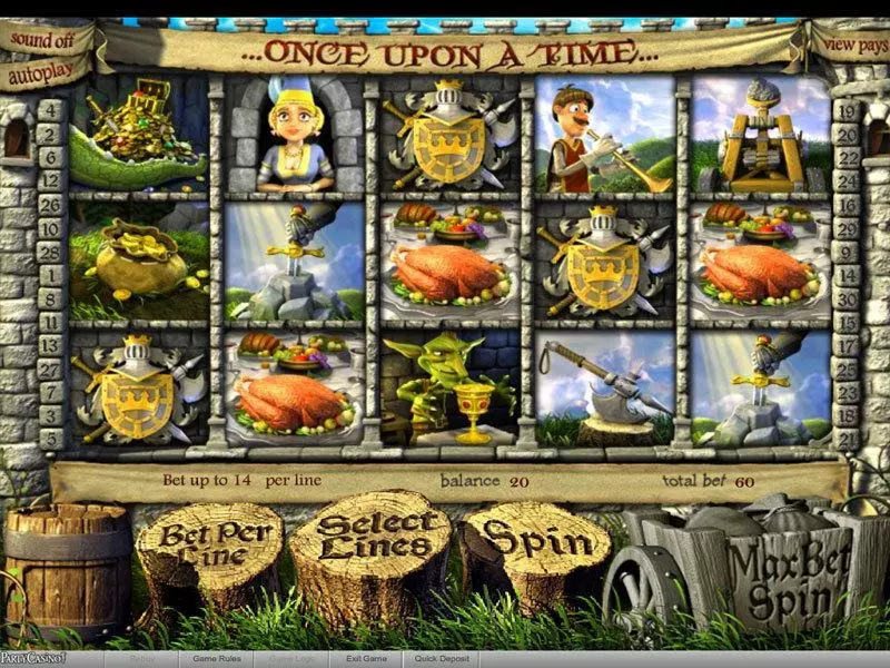 Once Upon a Time Fun Slot Game made by BetSoft with 5 Reel and 30 Line