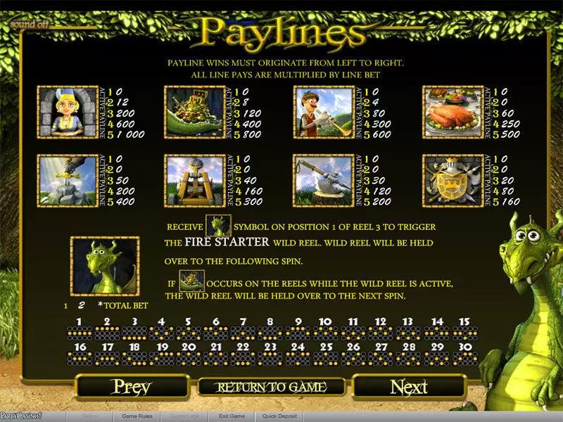Once Upon A Time Fun Slot Game made by bwin.party with 5 Reel and 30 Line