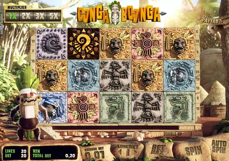 Oonga Boonga Fun Slot Game made by Sheriff Gaming with 5 Reel and 20 Line