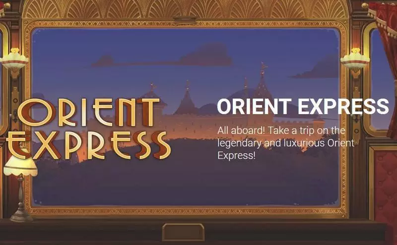 Orient Express Fun Slot Game made by Yggdrasil with 5 Reel and 20 Line