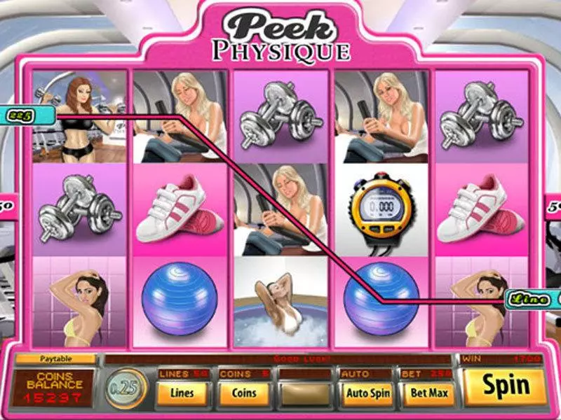 Peak Physique Fun Slot Game made by Saucify with 5 Reel and 50 Line