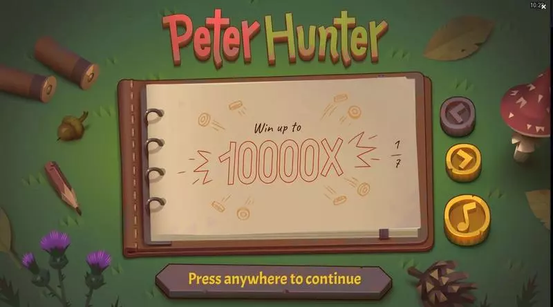Peter Hunter Fun Slot Game made by Peter&Sons with 5 Reel and 20 Line