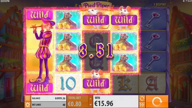 Pied Piper Fun Slot Game made by Quickspin with 5 Reel and 40 Line
