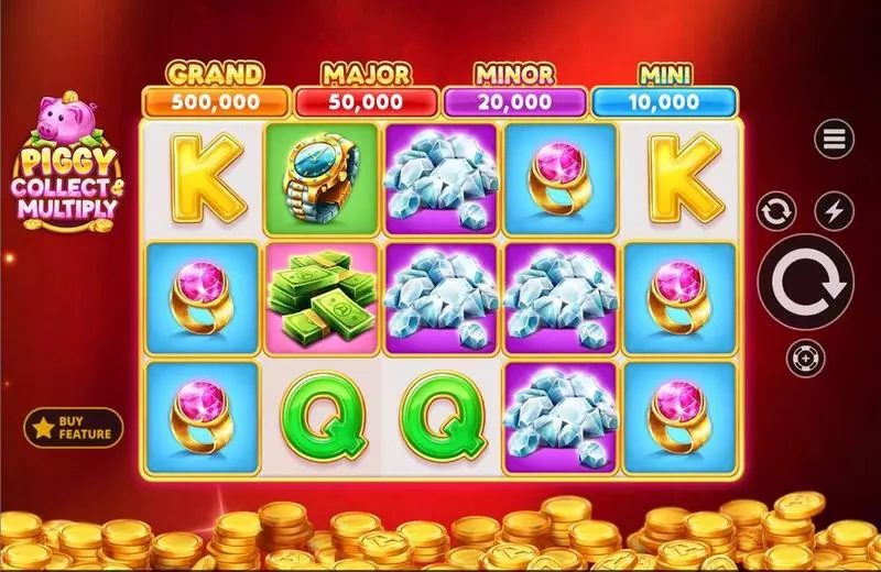 Piggy Collect & Multiply Fun Slot Game made by Apparat Gaming with 5 Reel and 10 Line