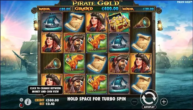 Pirate Gold Fun Slot Game made by Pragmatic Play with 5 Reel and 40 Line