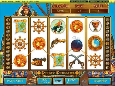 Pirate Princess Fun Slot Game made by Player Preferred with 5 Reel and 25 Line