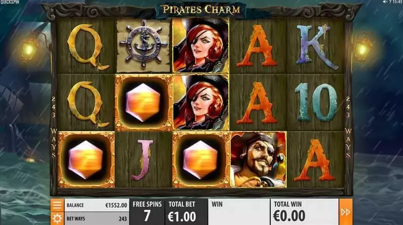 Pirates Charm Fun Slot Game made by Quickspin with 5 Reel and 243 Line