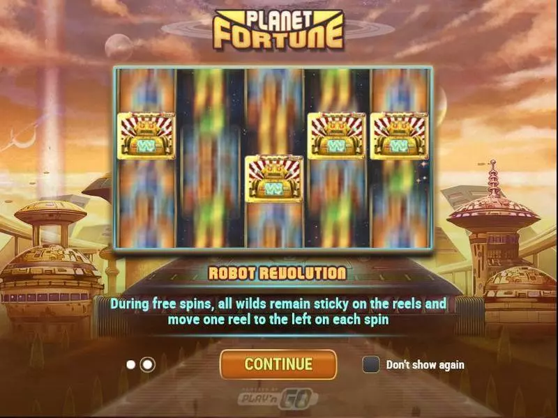 Planet Fortune Fun Slot Game made by Play'n GO with 5 Reel and 40 Line