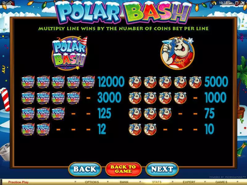 Polar Bash Fun Slot Game made by Microgaming with 5 Reel and 20 Line