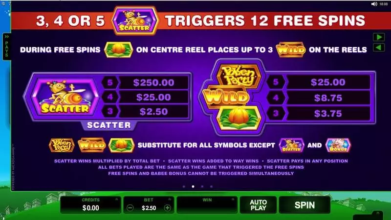 Pollen Party Fun Slot Game made by Microgaming with 5 Reel and 720 lines