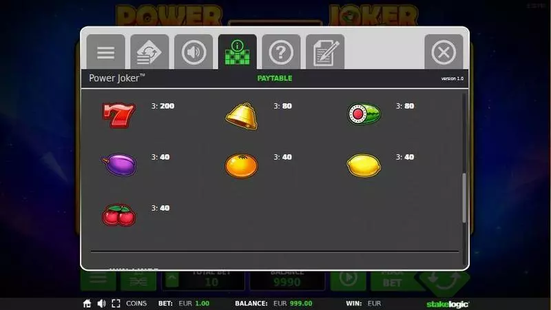 Power Joker Fun Slot Game made by StakeLogic with 5 Reel and 15 Line