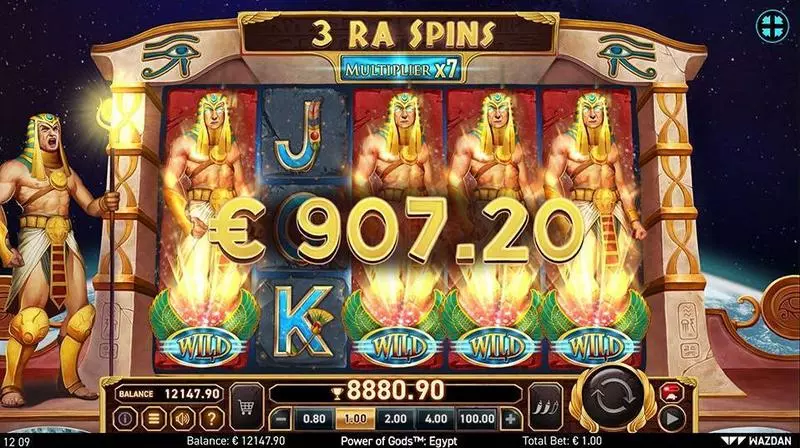 Power of Gods: Egypt Fun Slot Game made by Wazdan with 5 Reel and 243 Line