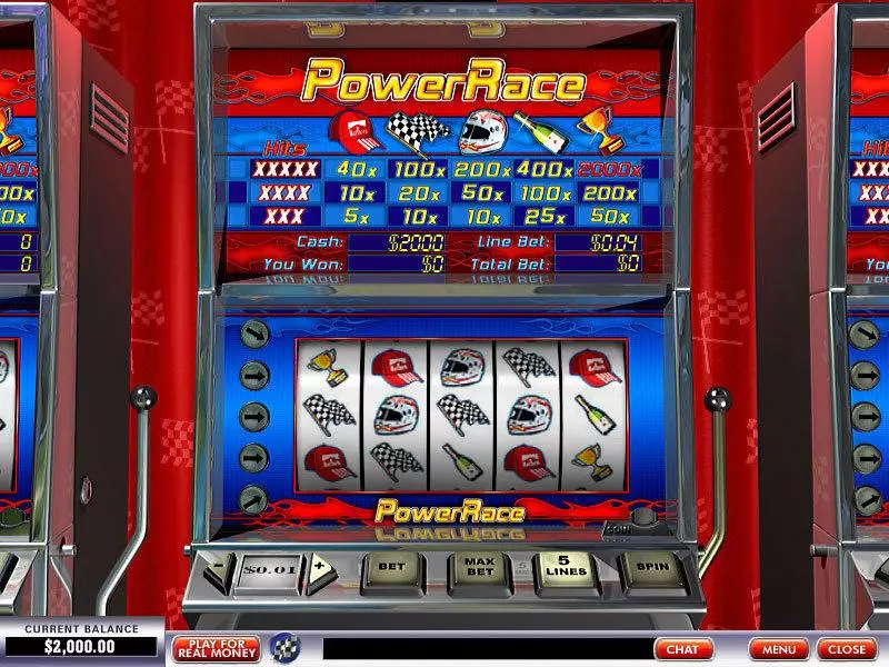 Power Race Fun Slot Game made by PlayTech with 5 Reel and 5 Line