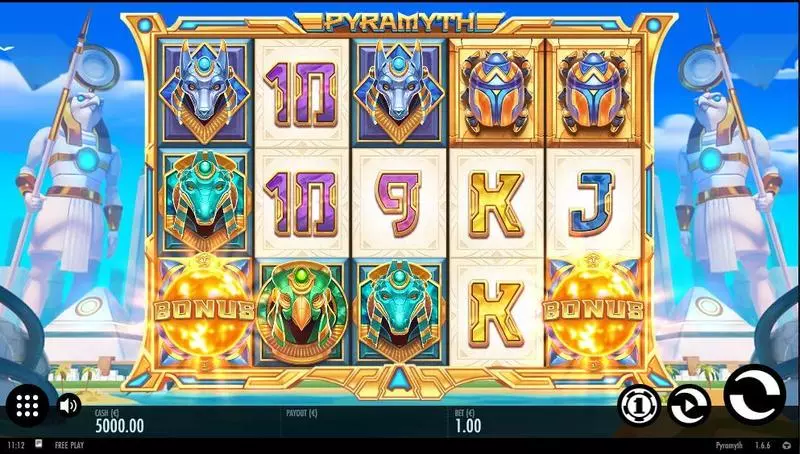 Pyramyth Fun Slot Game made by Thunderkick with 5 Reel and 15 Line