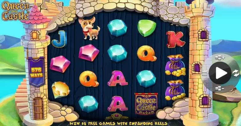 Queen of Castle Fun Slot Game made by NextGen Gaming with 5 Reel and 576 Line