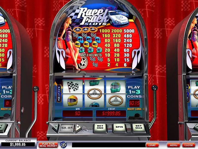 Race Track Fun Slot Game made by PlayTech with 3 Reel and 1 Line