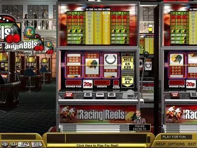 Racing Reels Fun Slot Game made by Boss Media with 3 Reel and 1 Line