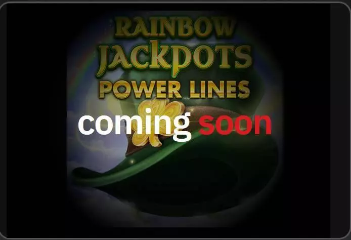 Rainbow Jackpots Power Lines Fun Slot Game made by Red Tiger Gaming with 6 Reel and 4 Line