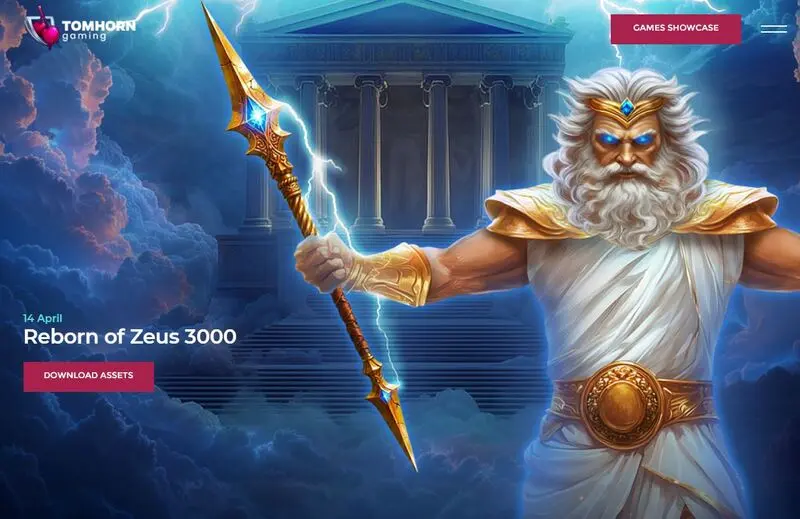 Reborn of Zeus 3000 Fun Slot Game made by Tom Horn Gaming with 6 Reel 