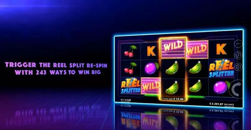 Reel Splitter Fun Slot Game made by Microgaming with 4 Reel and 81 Line