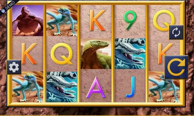 Reptile Riches Fun Slot Game made by Genesis with 5 Reel and 25 Line