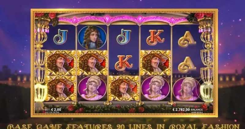 Rising Royals Fun Slot Game made by Microgaming with 5 Reel and 20 Line
