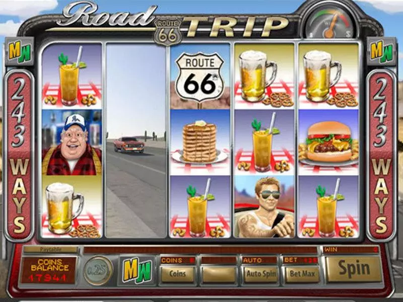Road Trip Max Ways Fun Slot Game made by Saucify with 5 Reel and 243 Line