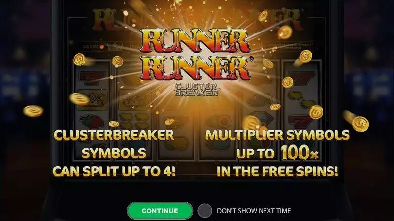 Runner Runner ClusterBreaker Fun Slot Game made by StakeLogic with 6 Reel 