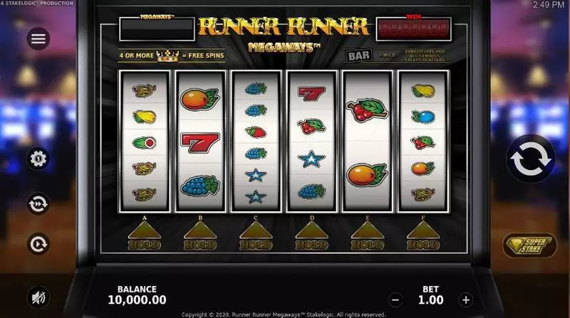 Runner Runner Megaways Fun Slot Game made by StakeLogic with 6 Reel and 64 Line