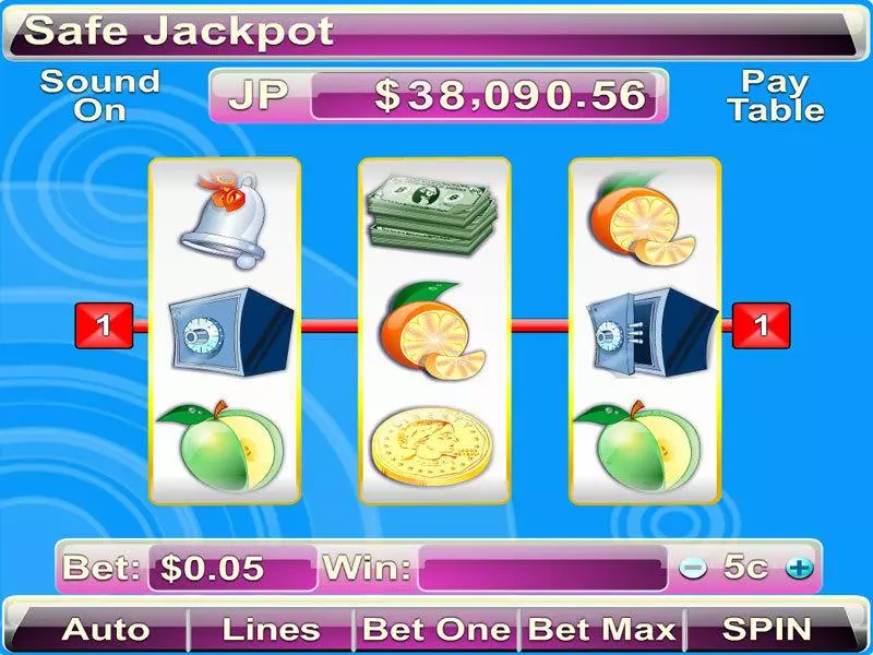 Safe Jackpot Fun Slot Game made by Byworth with 3 Reel and 7 Line