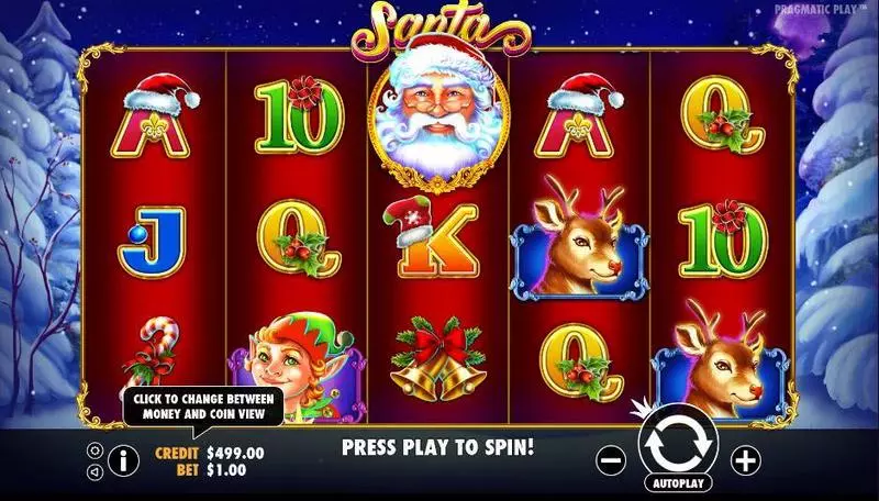 Santa Fun Slot Game made by Pragmatic Play with 5 Reel and 20 Line