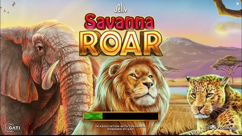 Savanna Roar Fun Slot Game made by Jelly Entertainment with 5 Reel and 1024 Way