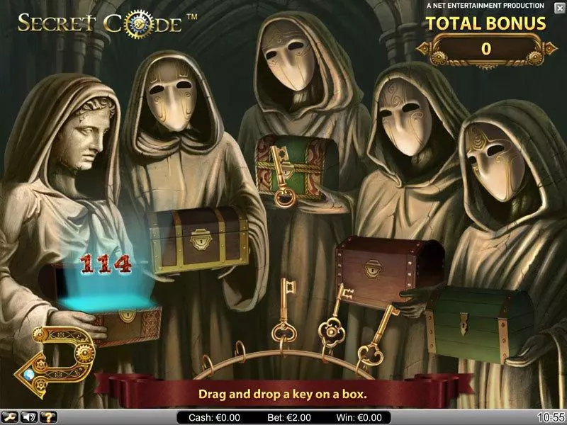 Secret Code Fun Slot Game made by NetEnt with 5 Reel and 20 Line
