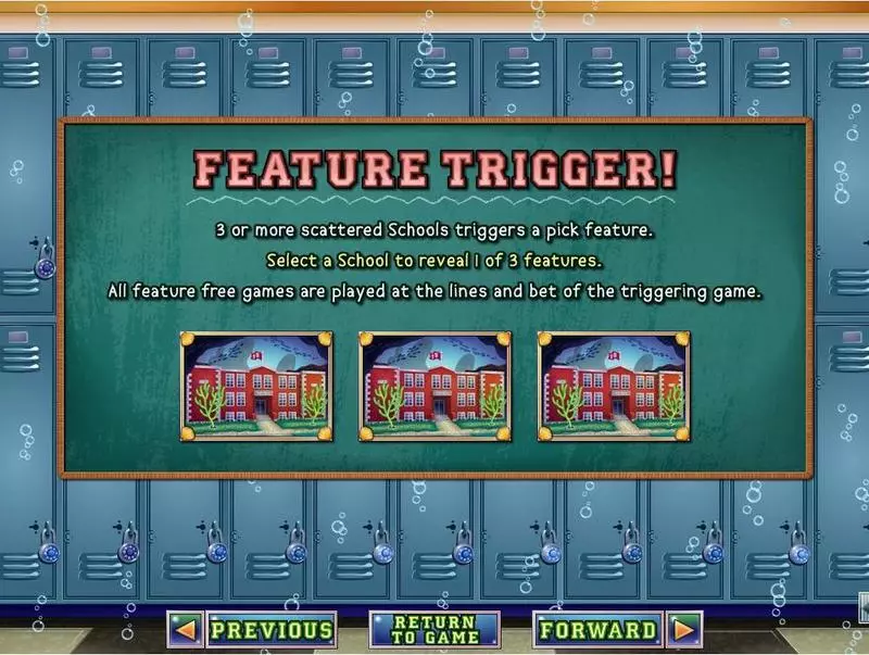 Shark School Fun Slot Game made by RTG with 5 Reel and 50 Line