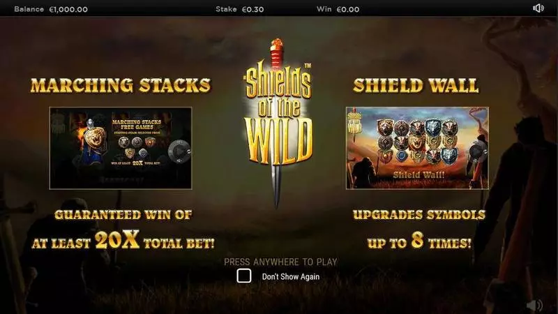 Shields of the Wild  Fun Slot Game made by NextGen Gaming with 5 Reel and 10 Line