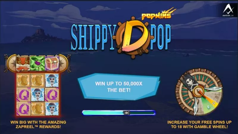 Shippy D Pop Fun Slot Game made by AvatarUX  