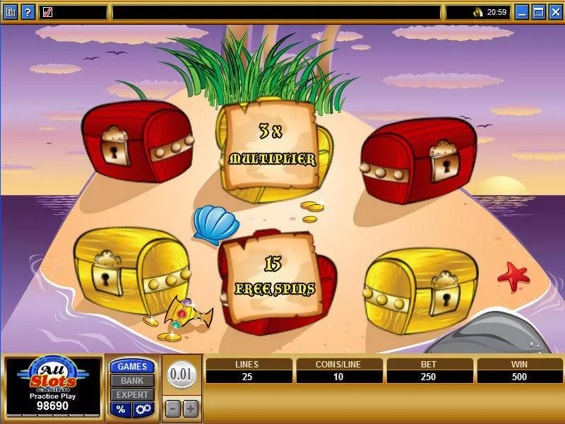 Shiver Me Feathers Fun Slot Game made by Microgaming with 5 Reel and 25 Line