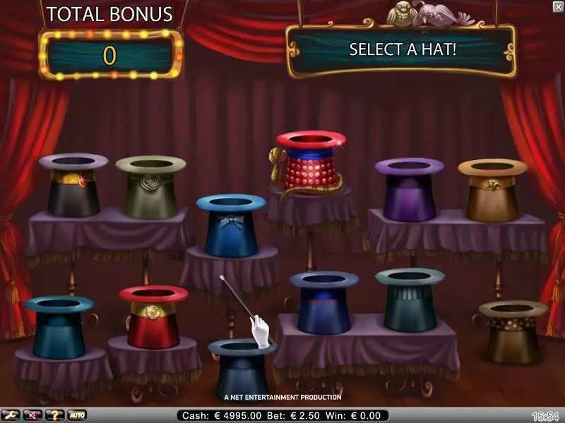Simsalabim Fun Slot Game made by NetEnt with 5 Reel and 25 Line
