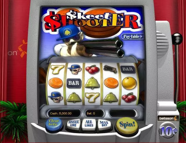 SkeetShooter Fun Slot Game made by NetEnt with 5 Reel and 9 Line