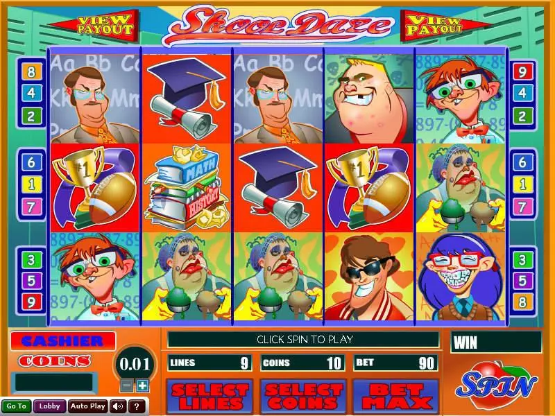 Skool Daze Fun Slot Game made by Wizard Gaming with 5 Reel and 9 Line