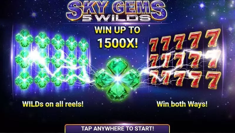 Sky Gems 5 Wilds Fun Slot Game made by Booongo with 5 Reel and 10 Line
