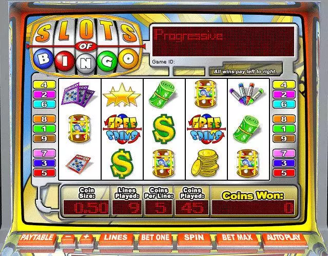 Slots of Bingo Fun Slot Game made by Leap Frog with 5 Reel and 9 Line