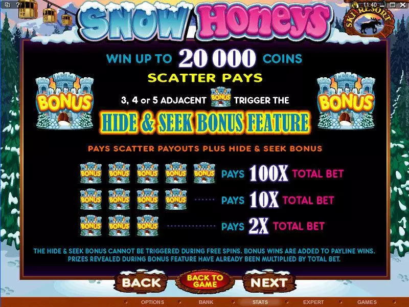 Snow Honeys Fun Slot Game made by Microgaming with 5 Reel and 20 Line