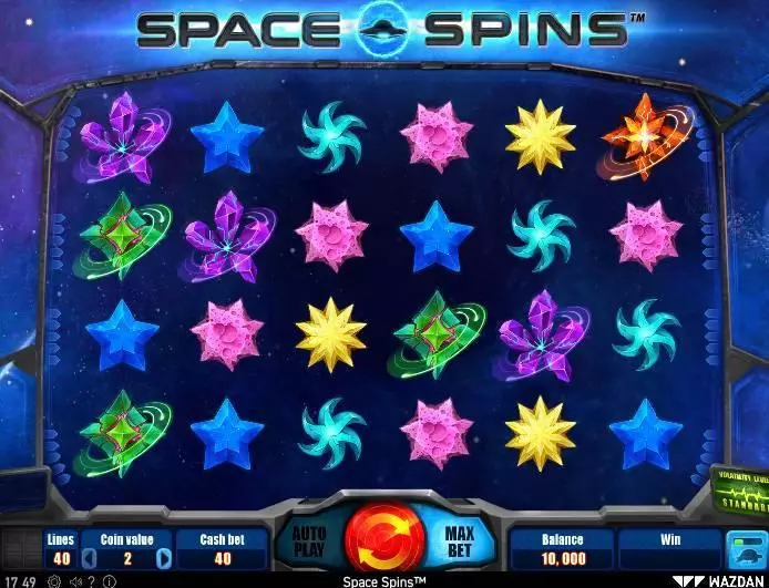 Space Spins Fun Slot Game made by Wazdan with 6 Reel and 40 Line